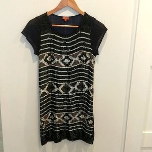 Chan Luu short sleeve sequin cocktail dress